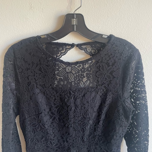 LOFT Cutout Back Lace Dress - Picture 6 of 7